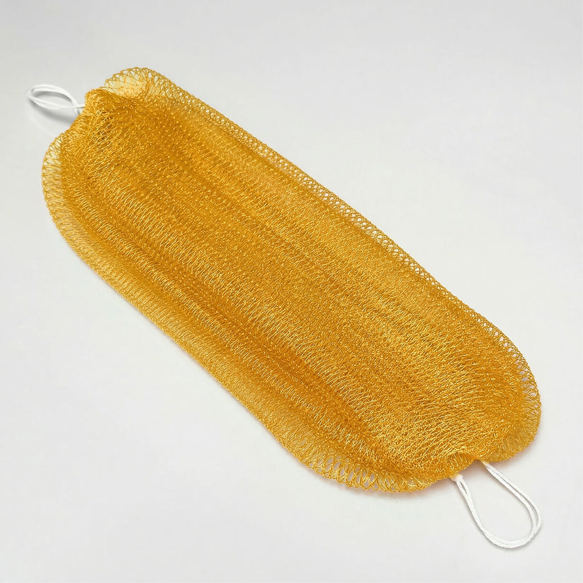 Exfoliating shower towel