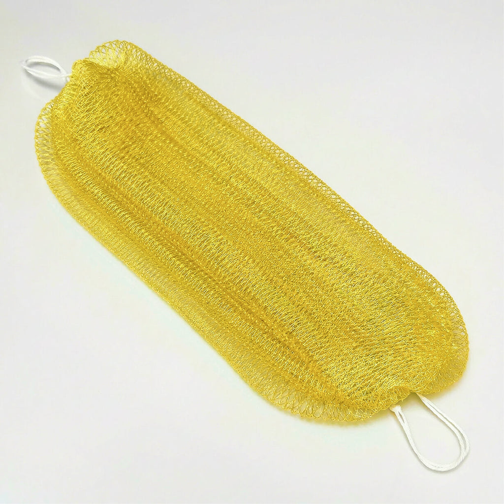 Exfoliating shower towel